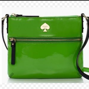 Lime Green Patent Leather Kate Spade Crossbody Purse